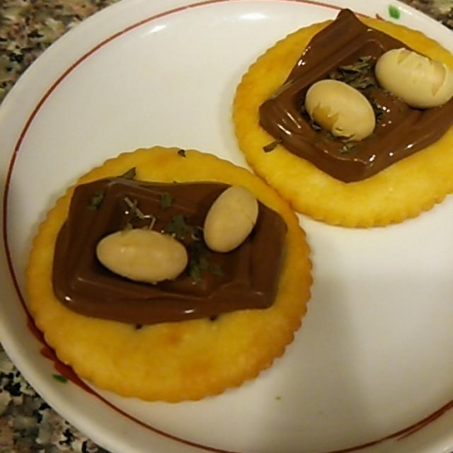 福豆とミントチョコのリッツ