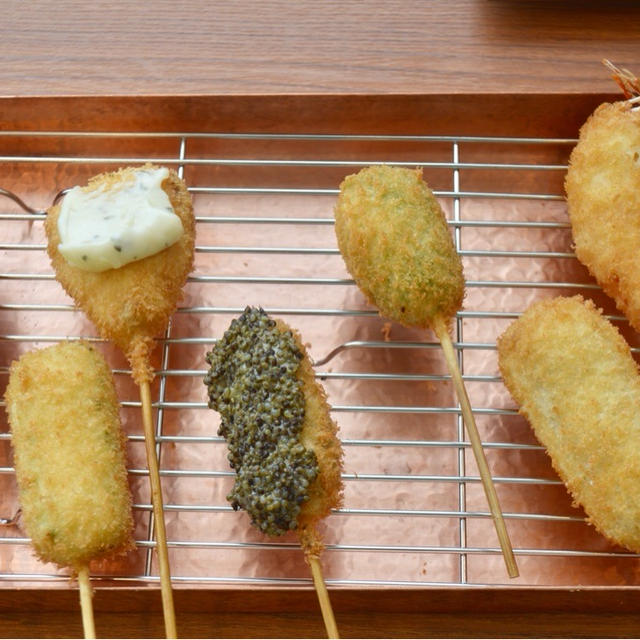 【銀座】ワインと串カツ GINZA 六覺燈 Vin ミシュランの味の串カツがランチで楽しめる
