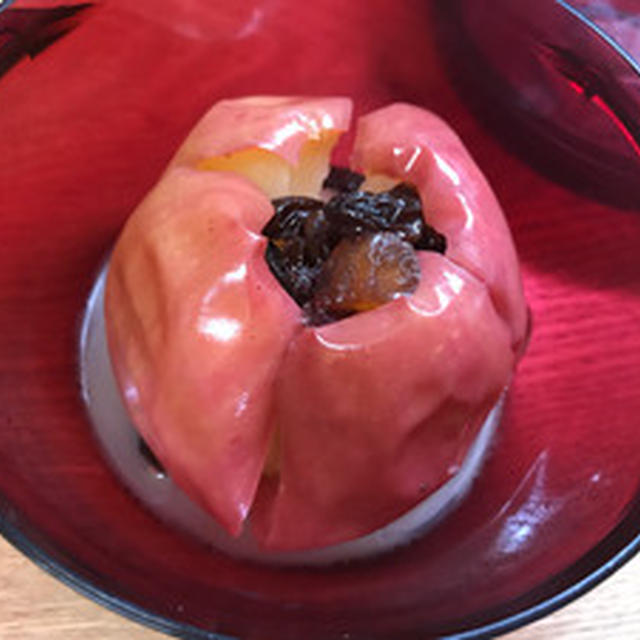 レンジで焼きリンゴ