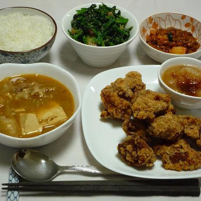 2011年2月13日（日）の晩ごはん。