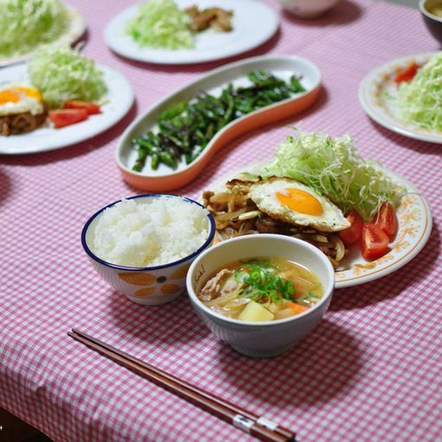 うちのしょうが焼き定食と、それからすぅの深い話