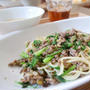とろとろ炒めなすのパスタ、いつかの食卓#私のごはん
