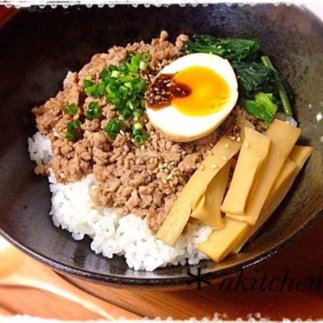 【簡単丼】みんなモリモリ♪ラーメン丼