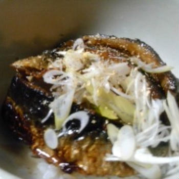 いわしのかば焼き丼！