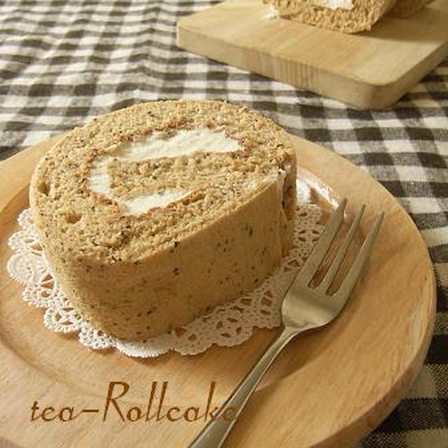 紅茶のふわふわロールケーキ