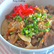 朝寝坊してもへっちゃら♪お弁当にも最適『甘辛♡スピード豚丼』《簡単*節約*お弁当》