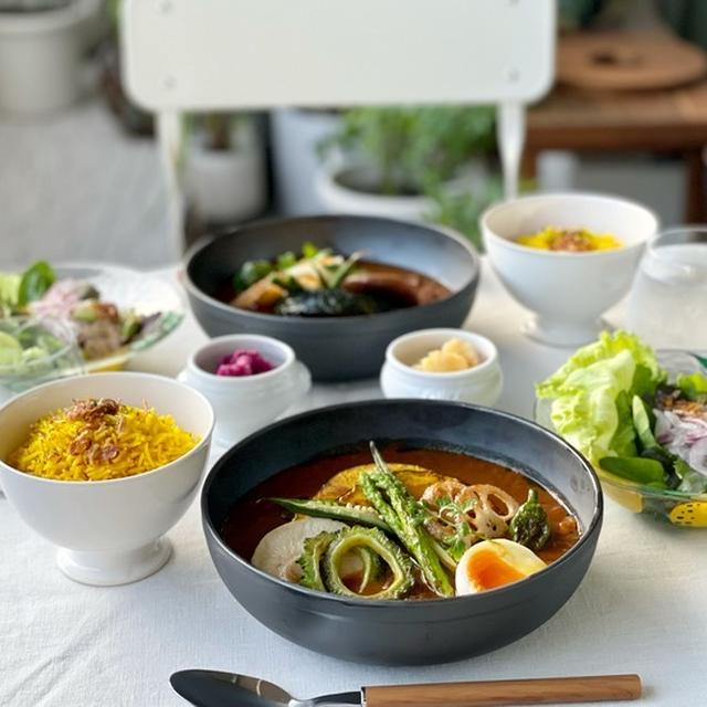【ベランダごはん】るぅさんの野菜たっぷりスープカレー