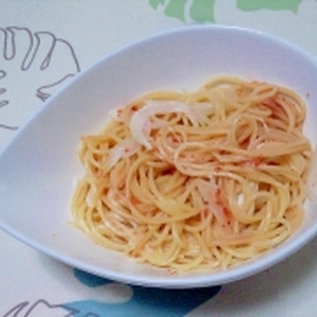 たらこふりかけパスタ