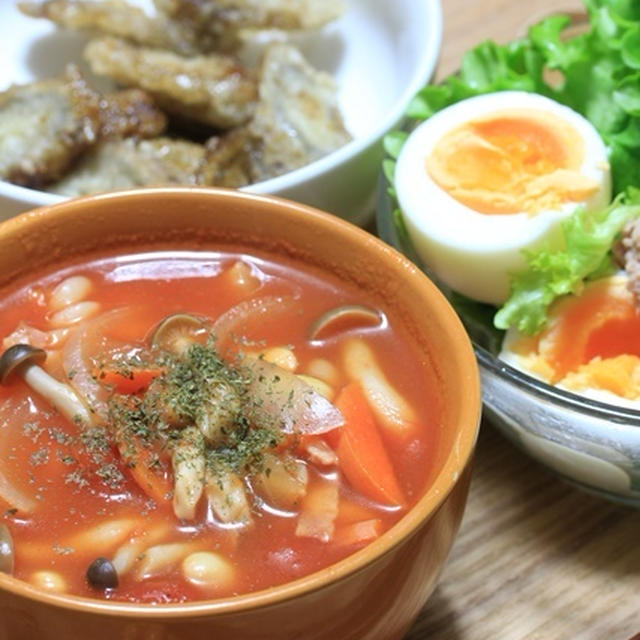 具だくさんな食べるスープ☆値段・単価だけにとらわれない節約