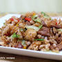 牛肉とレタスの焼き飯と「外せない副菜」