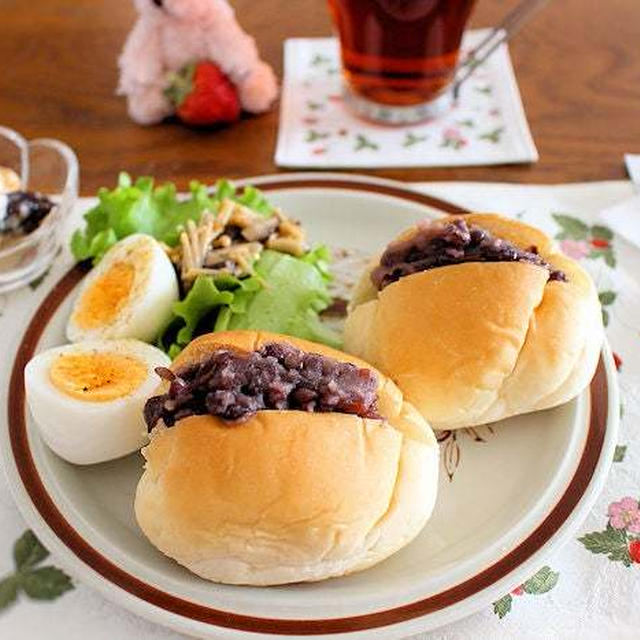 今季初めての冷房！ネオバタで、あんマーガリンサンド　朝ごはん