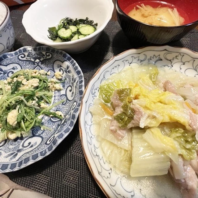 残念な結果になりましたが＆豚肉と白菜の重ね煮