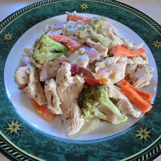 鶏胸肉と野菜のクリーム煮