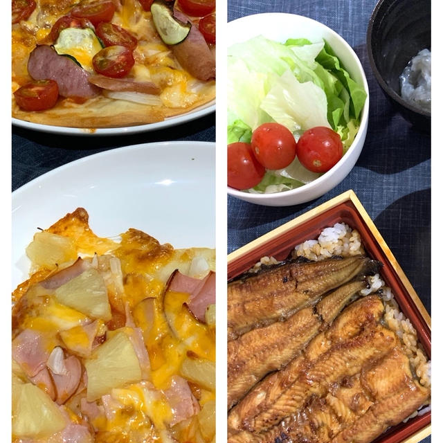 楽ちんな一日！！ランチは手作りピザ・夕食はテイクアウトでした　♪♪
