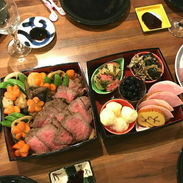 残ったおせちでアレンジご飯と七草で胃を休める。