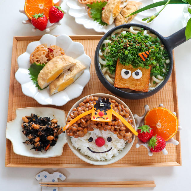 可愛い朝ごはんを旦那に食べさせる嫌がらせごはん
