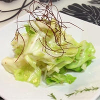 食べだしたら止まらない♪♪『ざっくり塩キャベツ』☆ちぎって混ぜるだけ♪♪