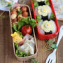 園弁♪花飾りおにぎり弁当～女の子のお弁当～