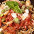 ランチは”秋野菜とモッツァレラチーズのトマトソースパスタ”