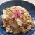 焼きそばの竹の子梅酢漬けトッピング