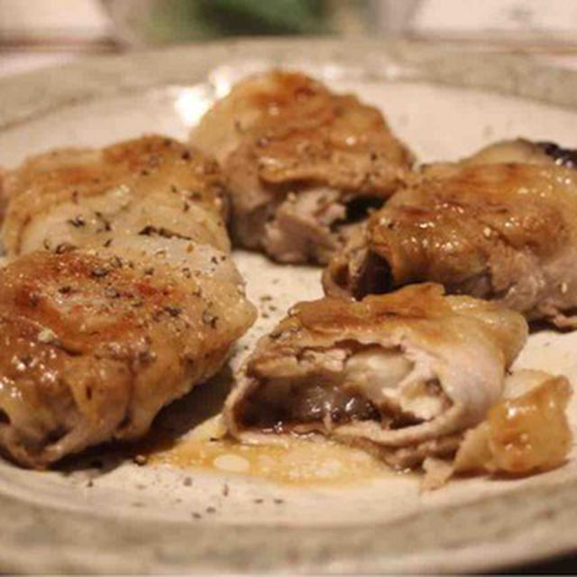 【recipe】椎茸の豚バラ巻き／氷見の魚たち