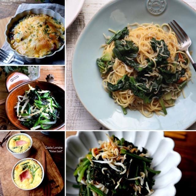 ほうれん草レシピ10選♡【#簡単レシピ#ほうれん草】