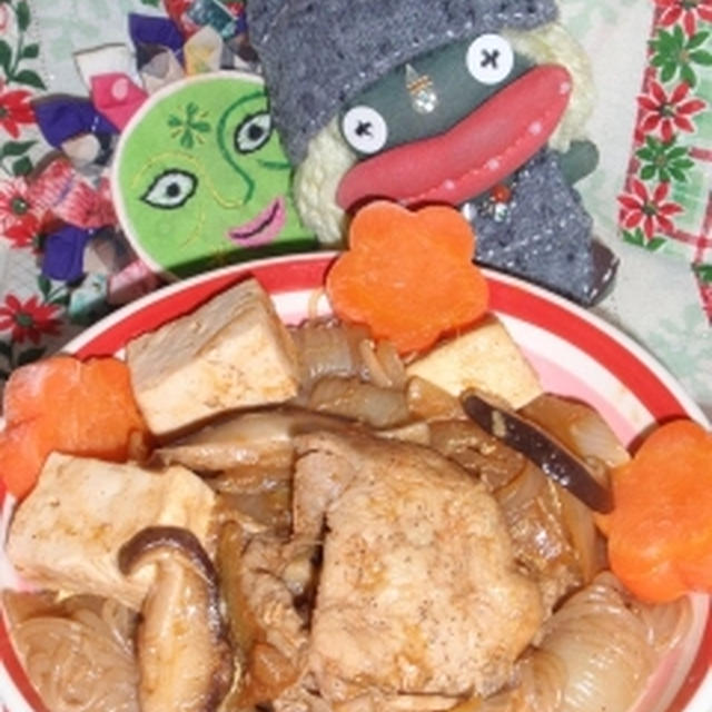 韓国風肉豆腐＆大根のオイスター煮（お家カフェ）