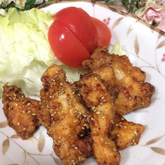 デパ地下風、甘だれスパイシーチキン！