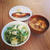 春菊とたくあんの混ぜごはん