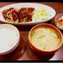 晩ごはん ピーマンの肉詰め