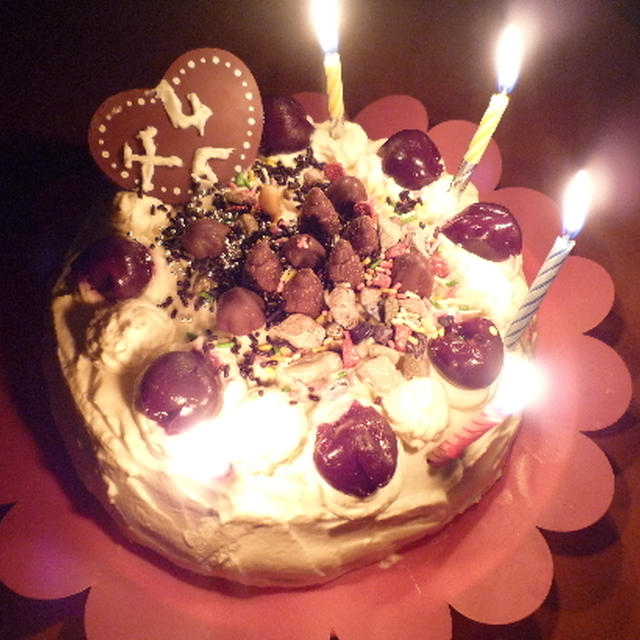 怒涛の誕生日ケーキ