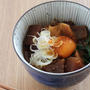 牛すじ味噌煮込みぶっかけご飯