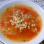 大麦とトマトの田舎風スープ