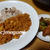 トマトと大豆のキーマカレー＆れんこんと鶏肉のピリ辛炒めと変な組み合わせ？？