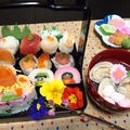 2014年ひな祭り❤ハートのケーキちらし寿司❤