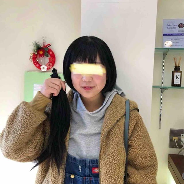 【 次女のヘアドネーション 】