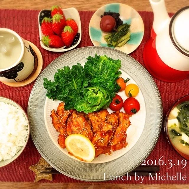 簡単レシピ！鶏胸肉のピリ辛スタミナソテーでランチ