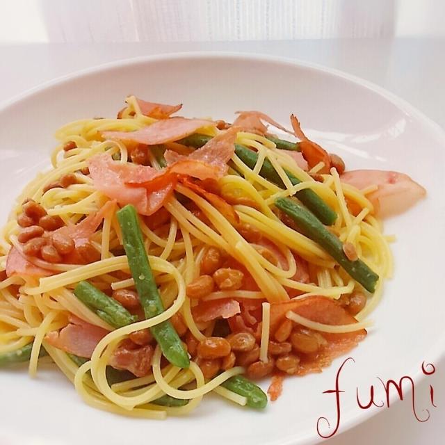 納豆パスタ
