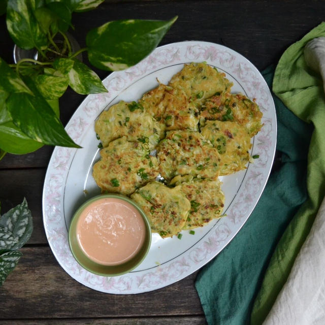 Cabbage Pancakes キャベツのパンケーキ