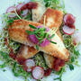 Fried Tilapia and Radish Salad白身魚とラディッシュのサラダ