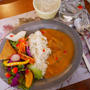 ハラペコラボのバターチキンカレーでお昼ごはん#私のごはん