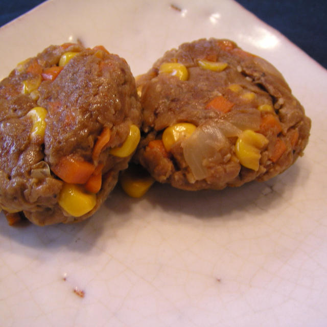 そばがきの味噌お焼き
