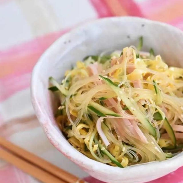 ツルッと冷たい！冷蔵庫に常備したい「春雨サラダ」の作りおき