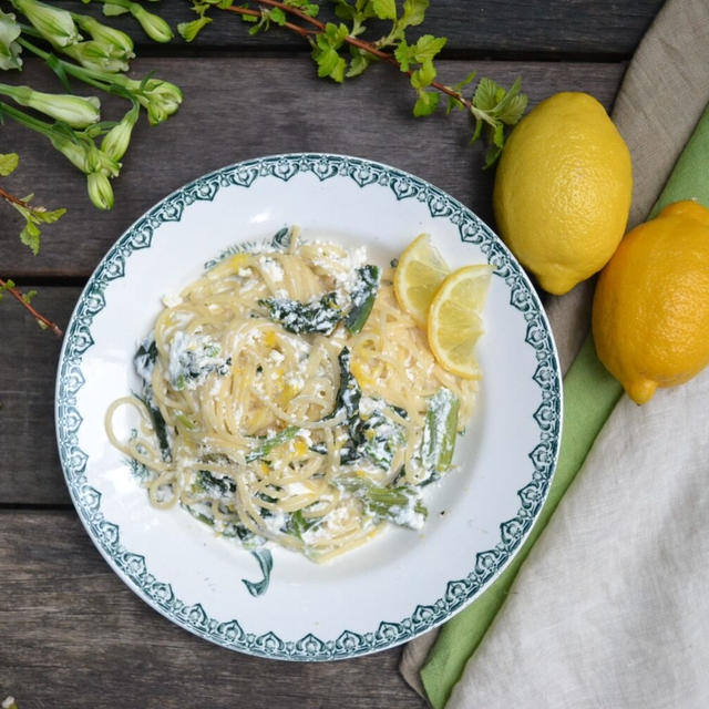 Lemon Ricotta Pasta レモンとリコッタチーズのパスタ