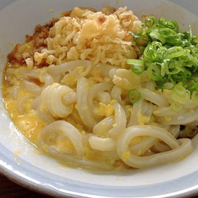 新しい玉子で「釜玉うどん」