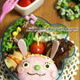 カチューシャうさちゃんのお弁当