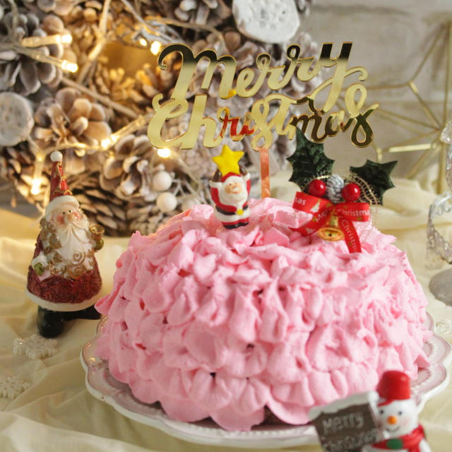 * 簡単クリスマスケーキ♪