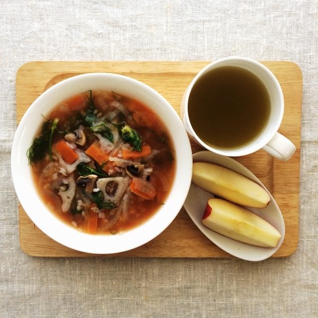12月23日の朝ごはん。調理時間15分