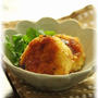 じゃがいも豆腐の甘辛おかか焼き。　と献立。