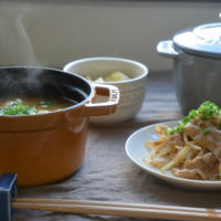 マルちゃん正麺味噌味のラーメン献立